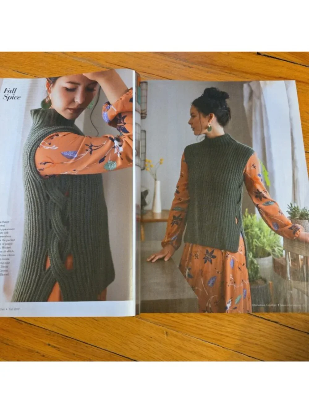 Interweave Crochet Magazine Fall 2019 Wheatfield Cabled Capelet